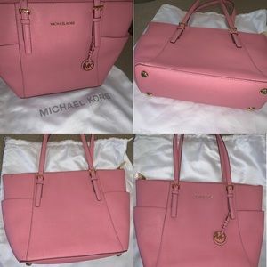 light pink Michael Kors bag